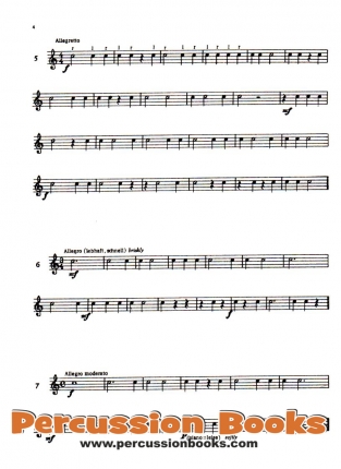 Studies for Snare Drum 1 Sample 1